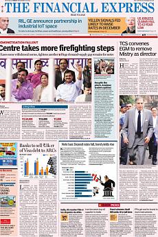 Financial Express Delhi - November 18th 2016