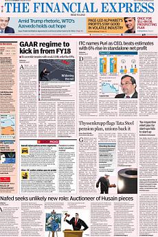 Financial Express Delhi - January 28th 2017