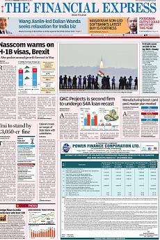 Financial Express Delhi - February 16th 2017