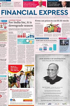 Financial Express Delhi - March 31st 2017