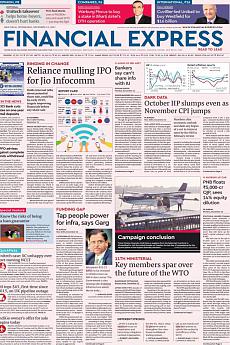 Financial Express Delhi - December 13th 2017