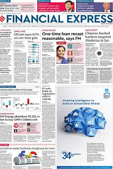 Financial Express Delhi - August 1st 2020