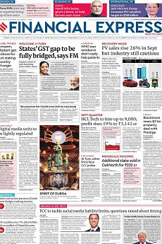 Financial Express Delhi - October 17th 2020