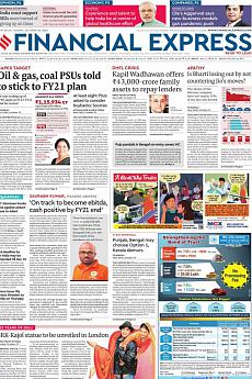 Financial Express Delhi - October 20th 2020