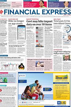 Financial Express Delhi - January 19th 2021